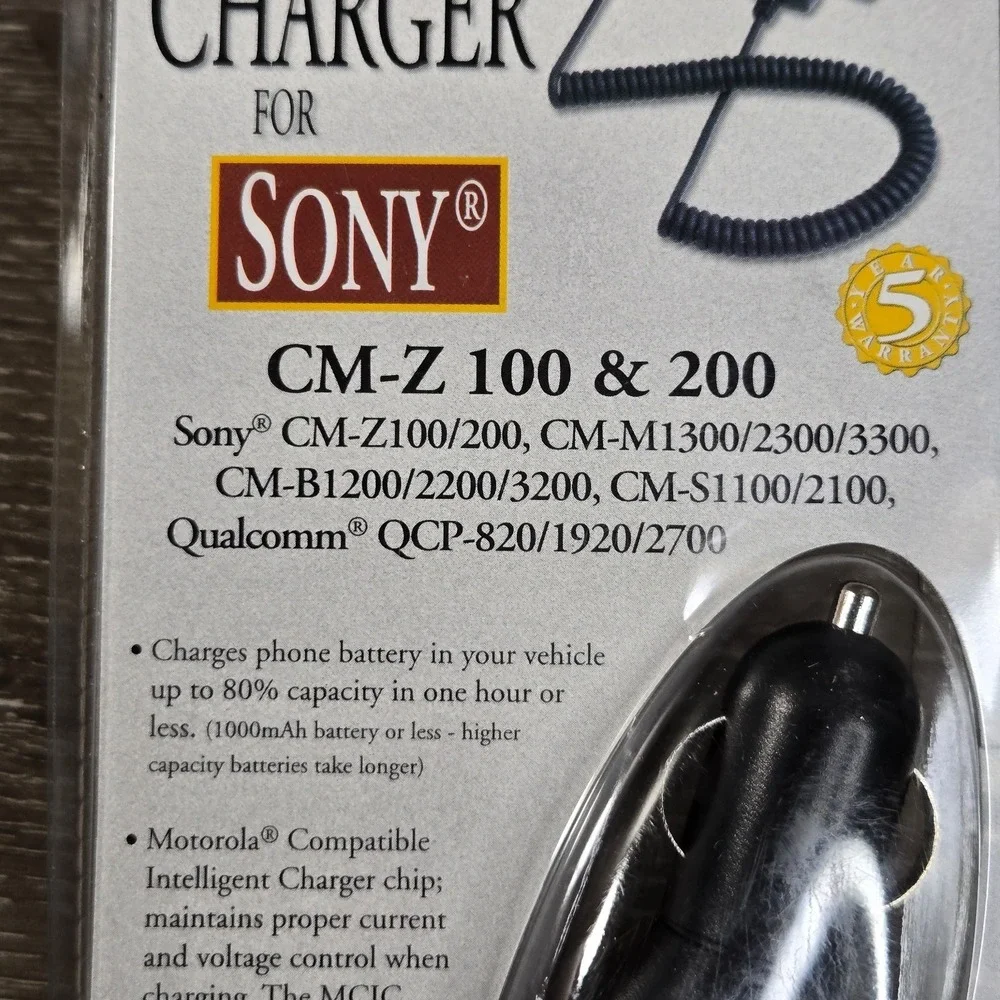 Samsonite Wireless Phone Rapid Charger for Sony CM-Z 100/200,CM-M1300/3300 +More